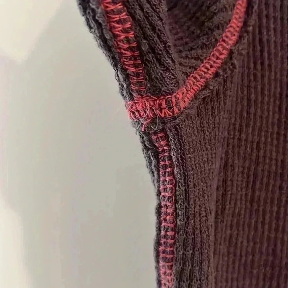 [S]Free People Boho style Ribbed  sweater with Laces - Picture 10 of 11